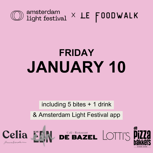 Amsterdam Light Festival Foodwalk (10-01)