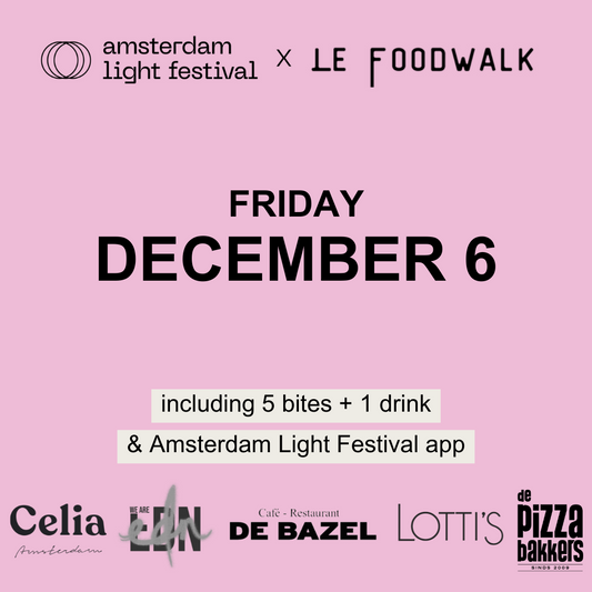 Amsterdam Light Festival Foodwalk (06-12)